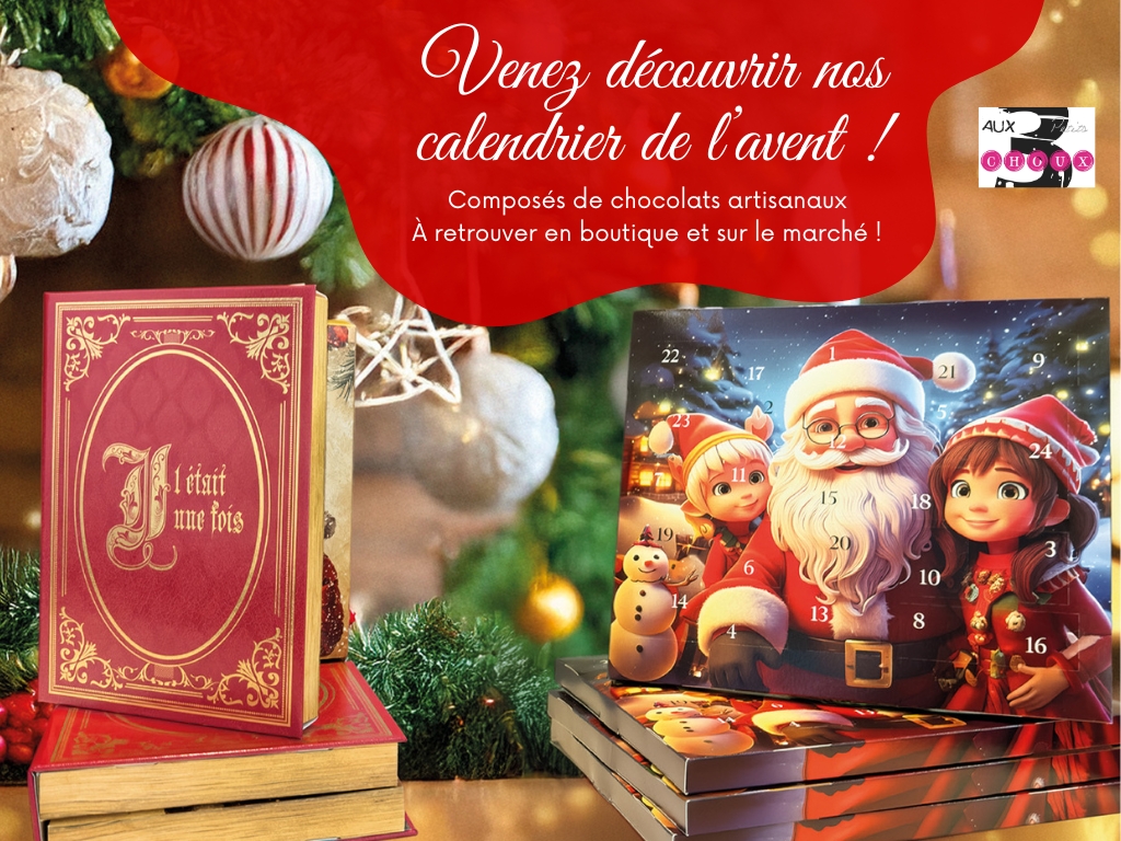 calendrier de l'avent 2025 Aux 3 petits choux L'Isle-Adam